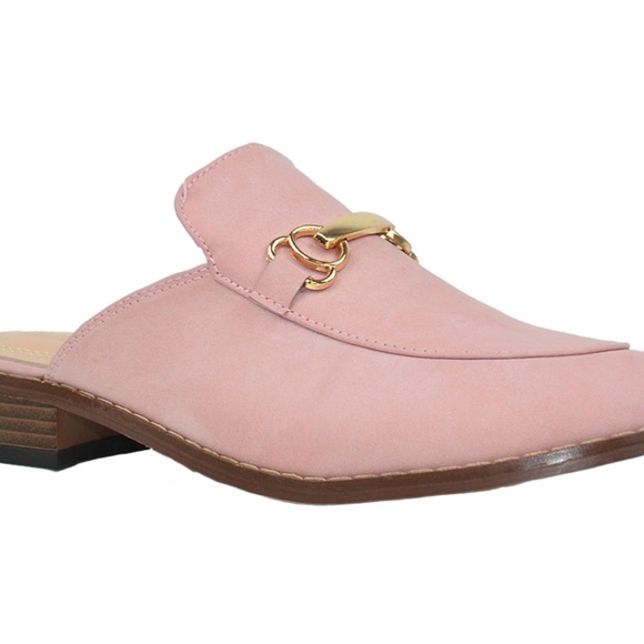 NEW Chase & Chloe  PINK SLIP ON MULE - Picture 2 of 5